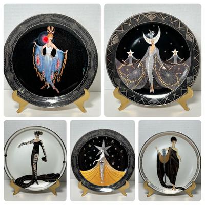 House Of Erté Plates, Set Of 5