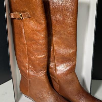 Steve Madden Mid Calf Cognac Boots