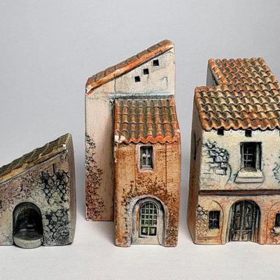 Vintage Dominique Gault French Village Miniatures Hand Painted