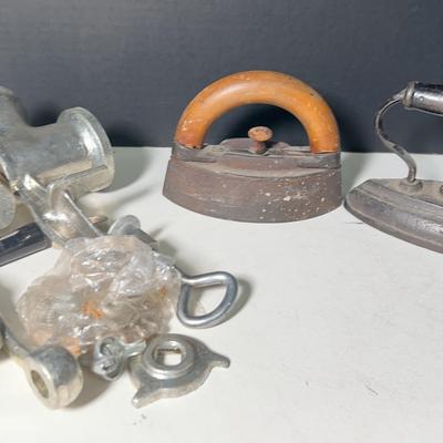 Sad Irons & Woldert Meat Grinder