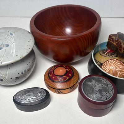 Milkwood Hand Carved Bowl, Pottery & Trinket Boxes & More
