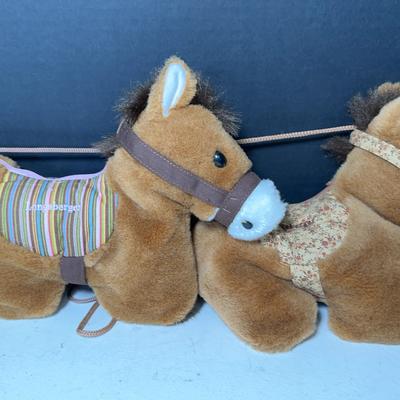 Longaberger Plush Crossbody Horse Purse Bags