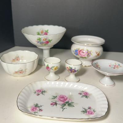 Floral Bone China Pieces