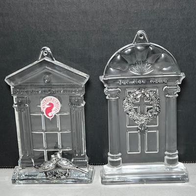 Waterford Crystal “Our First” Ornaments, NIB 