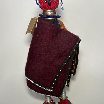 Vintage South African Ndebele Beaded Fertility Doll