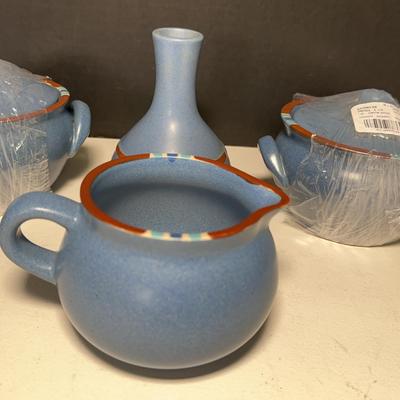 Dansk Mesa Sky Blue Serving Pieces