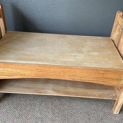 Mud Room Wood Bench