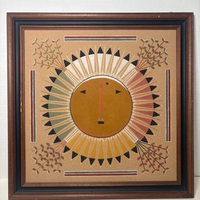 Striking Framed Sand Art by Francis Miller
