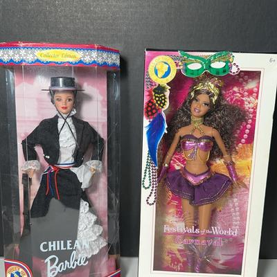 Festivals & Dolls Of The World Carnaval & Chilean Barbies