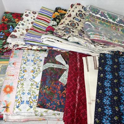 Large Bundles of Cotton Fabrics & Quilting Squares