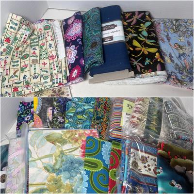 Mix of Colorful Cotton Fabrics