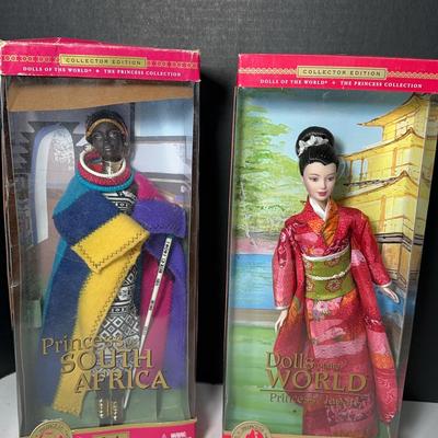 Barbie Princess Dolls Of The World Japan & S Africa