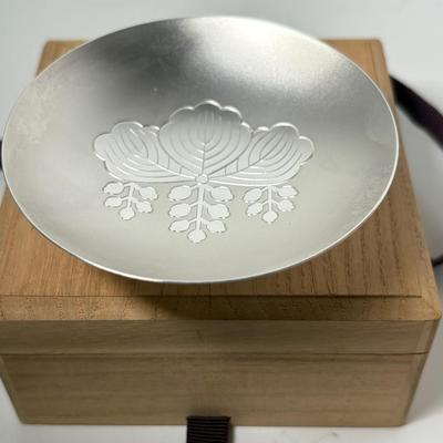 Japanese Sterling Silver Sake Cup #2