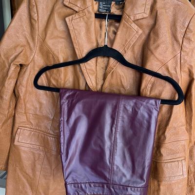 Terry Lewis Leather Jacket & Guliani Skirt