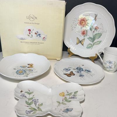 Lenox Butterfly Meadow Basket Place Setting & Server