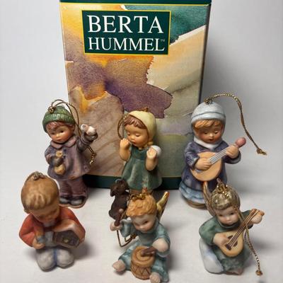 6 Berta Hummel Goebel Christmas Ornaments