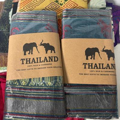 Thailand 100% Silk & Cashmere Fabrics & More!