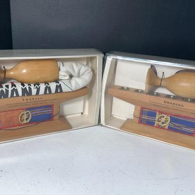 Kwanzaa Candleholder & Unity Cup Sets