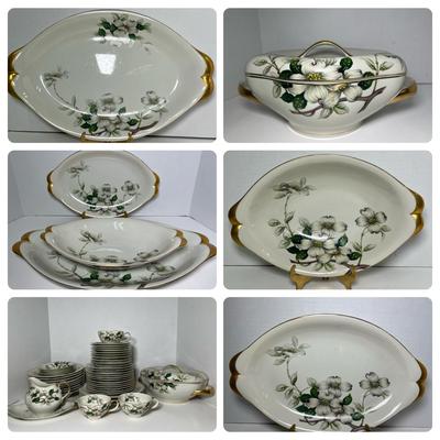 Meito Norleans China Livonia Table Setting W/Serving Platters & More