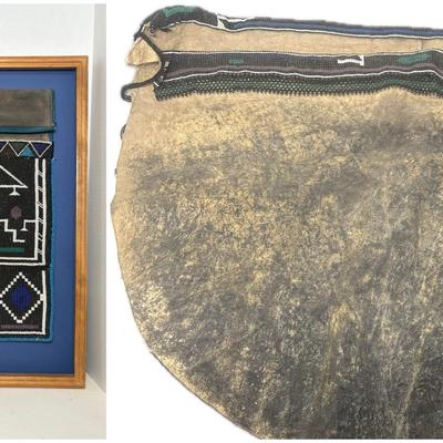 Vintage South African Ndebele Leather Beaded Traditional Wedding Attire
