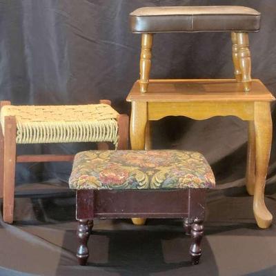 Four Various Stepping Stools