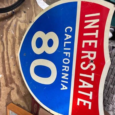 Original California Road sign