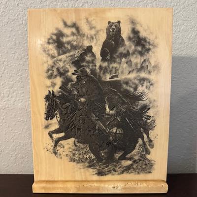 1983 Bill O’Neill Etched Marble 