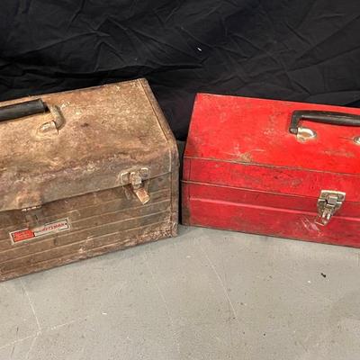 Two Old Toolboxes