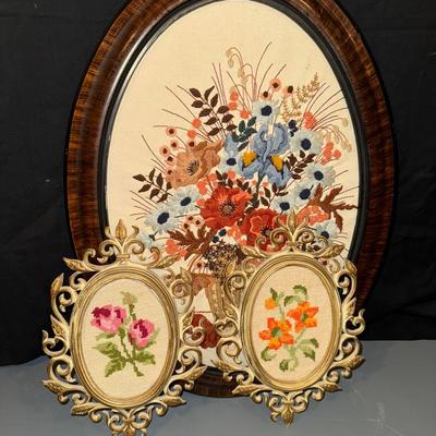 Oval Embroidery 