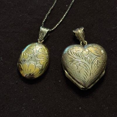 Sterling Silver Lockets