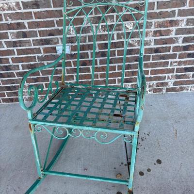 Oversized Metal Rocker