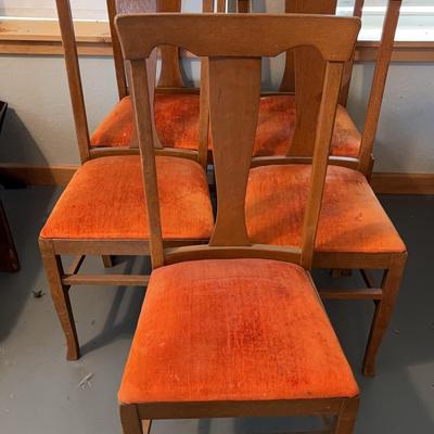 Orange Dining Chairs