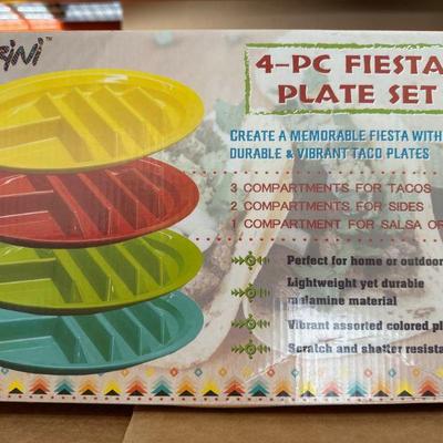 Parini 4-Piece Fiesta Plate Set
