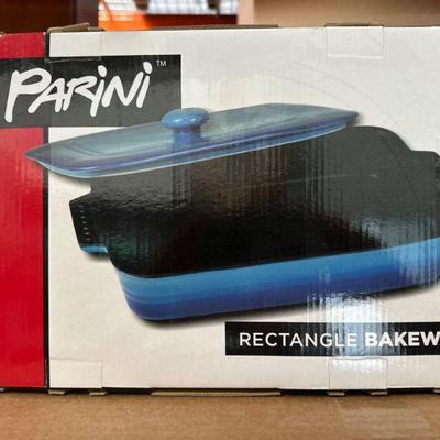Parini Ceramic Rectangle Bakeware with Lid