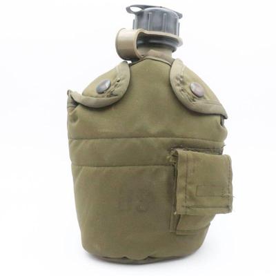 US Military Issue Canteen with Green Canvas Cover