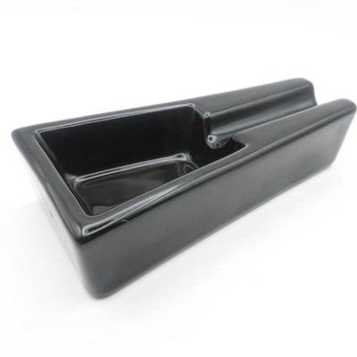 Nat Sherman Black Ceramic Cigar Ashtray