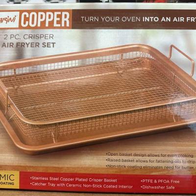 Parini Copper Crisper Air Fryer Set
