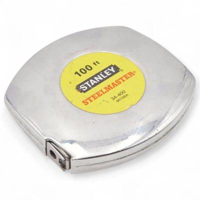 Vintage 1987 Stanley Steelmaster 100ft Tape 34-400 USA