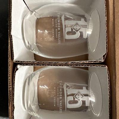 Set of Two Thunder Valley 15th Anniversary Stemless Glasses