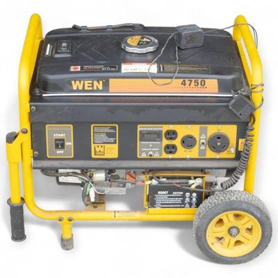 WEN 4750 Portable Electric Start Generator, 4-Gallon