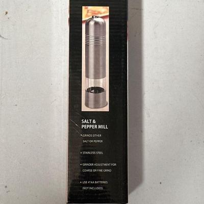 Stainless Steel Salt and Pepper Mill