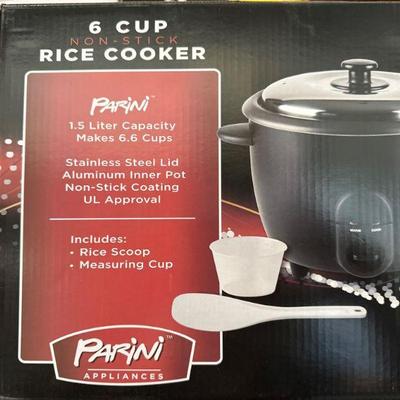Parini 6-Cup Non-Stick Rice Cooker