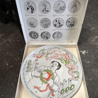 Rosenthal Teller-Satire Plate by Ernst Maria Lang