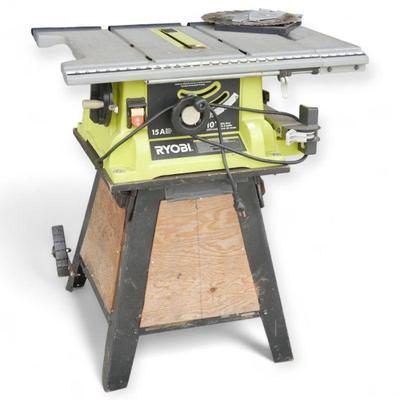 Ryobi RTS21G 10″ Portable Table Saw w/ Stand