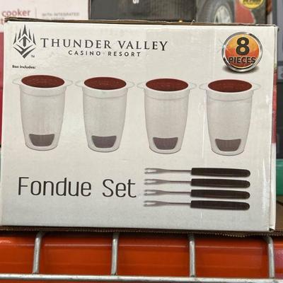 Thunder Valley Casino Resort 8-Piece Fondue Set