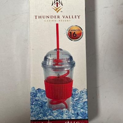 Thunder Valley Casino Resort Curly Straw Cold Cup
