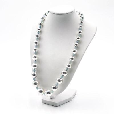 Silver Bead Necklace