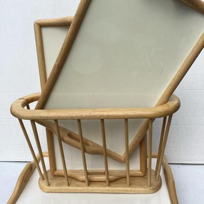 Magazine Stand And Tray Set