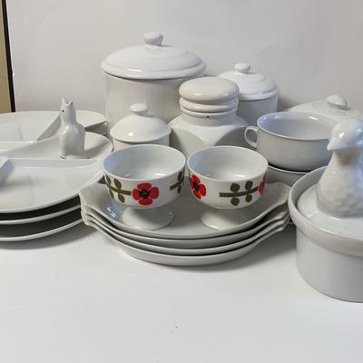 Collection of White Serve Ware