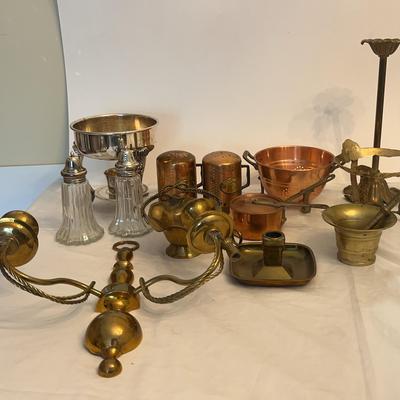 Assortment Of Brass & Copper Decor